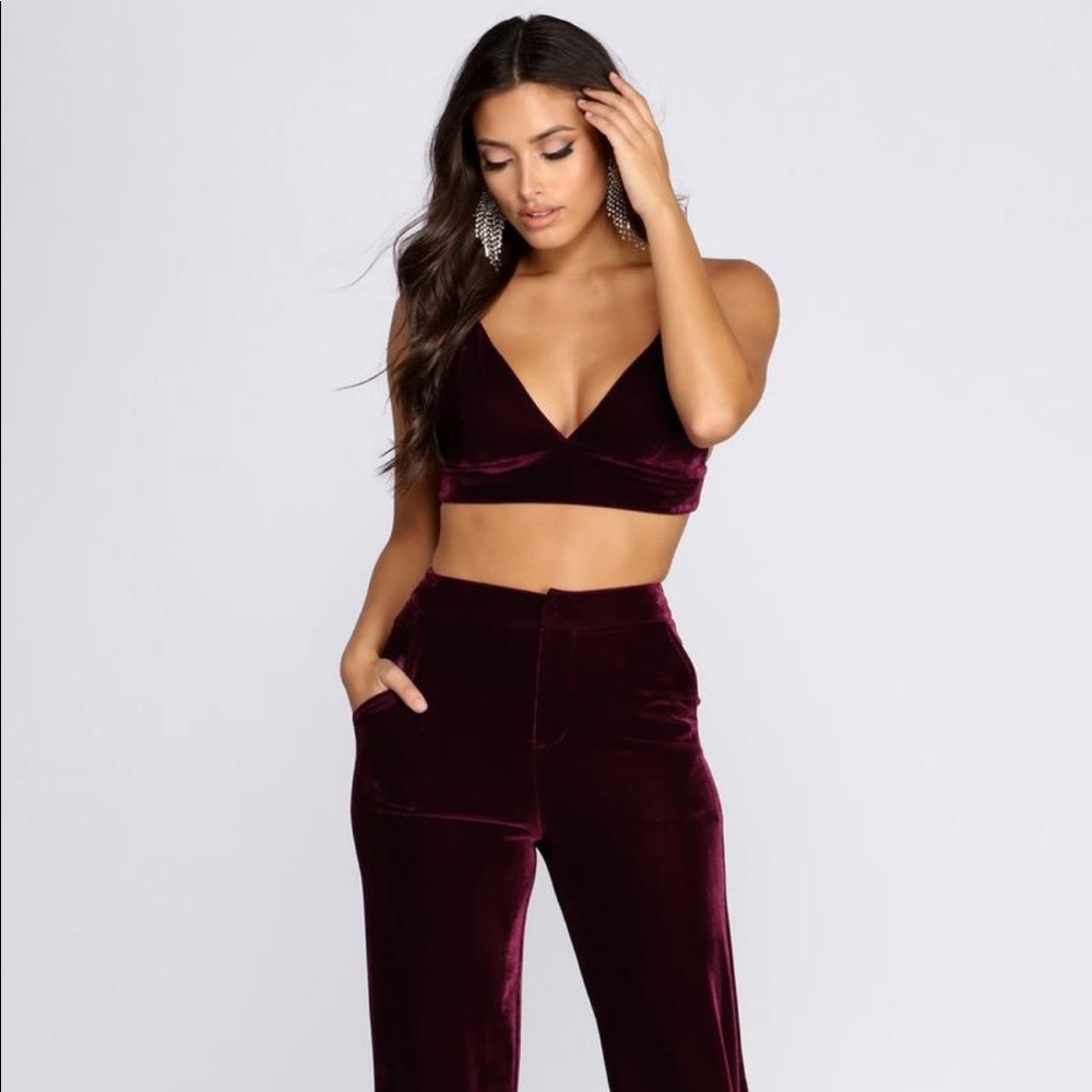 Windsor Velvet Pantsuit